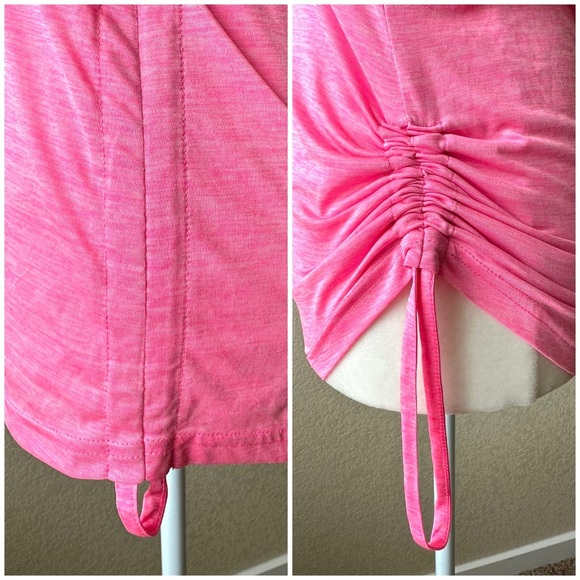 Adidas Keyhole Back, Side Gather Racerback Tank - xs - Picture 3 of 4